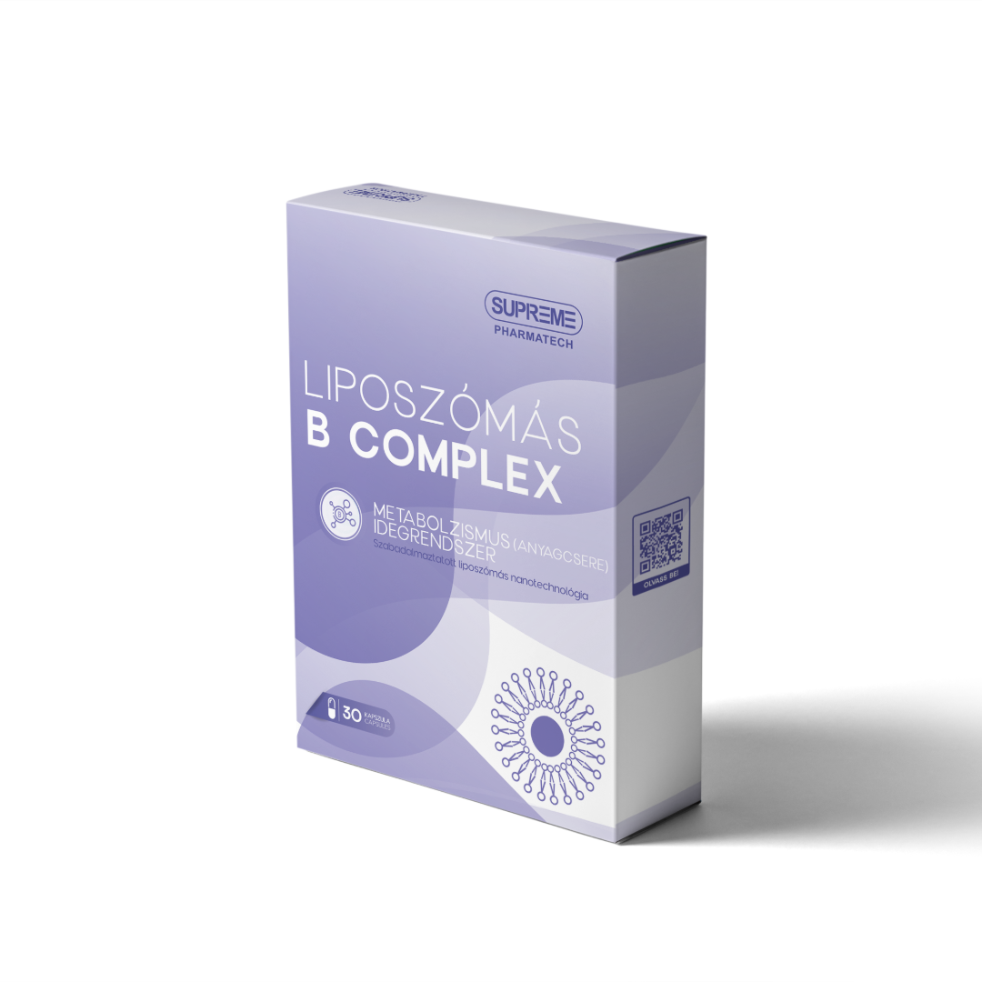 Supreme Pharmatech Liposzómás B COMPLEX - Az energiaszint növekedéséért